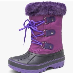 Dream Pairs Toddler Purple Winter Boots Size 9